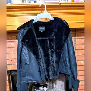 Jessica Simpson Faux fur coat